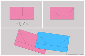 Center it horizontally on the paper but a little low. Origami Money Envelope Letter Fold Tutorial