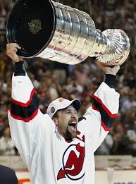 New Jersey Devils Captain Scott Stevens 2003 Stanley Cup Final New Jersey Devils Defeat Mighty Ducks Of Anaheim New Jersey Devils Stanley Cup Captain Scott