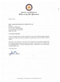 President letterhead philippine / sobriety for the philippines: Look Vp Binay S Letter To Sen Koko Pimentel Taunting Magpakalalaki Ka Nite Writer