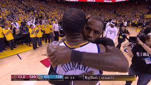 Wait what sport gif by espn. Lebron James And Kevin Durant Exchanged An Emotional Hug At The End Of The Nba Finals For The Win