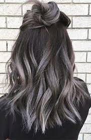 Ash grey long hair men : 25 Sexy Black Hair With Highlights For 2021 The Trend Spotter