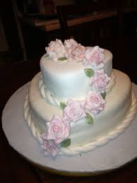 Party cake with red zigzags. 170 Wedding Anniversary Cakes Ideas Wedding Anniversary Cakes Beautiful Cakes Cupcake Cakes