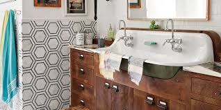 We used the smallest size kohler caxton undermount sink and a single handle faucet mounted at about 2:00 (instead in the middle of the back of the sink). 18 Diy Bathroom Vanity Ideas For Custom Storage And Style Better Homes Gardens