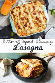 Butternut Squash And Sausage Lasagna Cooking My Dreams Recipe Baked Dishes Butternut Squash Sausage Butternut Squash