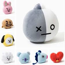 Suga's bt21 character is a magical cookie named shooky. Big Size Kpop Bts Bt21 Tata Cooky Rj Chimmy Koya Van Mang Plush Toy Suga Kook Pillow Doll 45x55cm Buy At A Low Prices On Joom E Commerce Platform