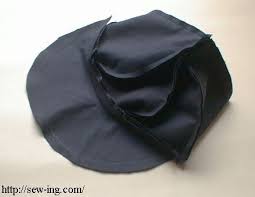 Attach The Visor Doll Hat Fabric Flowers Cap
