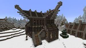 In today's new minecraft tutorial, i'm going to show you how to build a viking longhouse as we begin work on our snowy viking and nordic inspired village! Large Viking Nordic House Minecraft Project Minecraft Projects Minecraft Medieval Minecraft Viking