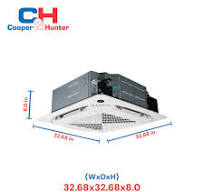Cooper&Hunter Four-way Ceiling Cassette R454B, 48,000 BTU ...