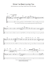 Since I Ve Been Loving You By Led Zeppelin Bass Tab Guitar Instructor Bass Tabs Led Zeppelin Led Zeppelin Songs
