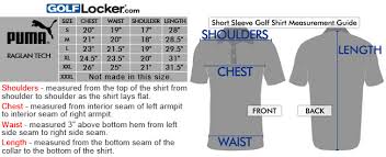 puma raglan tech size chart