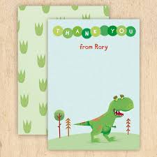 Happy birthday from an old fossil to a young dinosaur… more dinosaur birthday greetings, messages and quotes below: Personalised Dinosaur Thank You Cards By Made By Ellis Notonthehighstreet Com