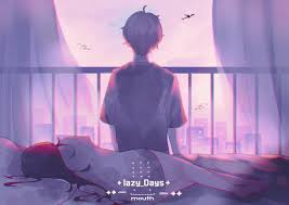 Bedroom window curtains and drapes. 908975 Anime Boys Artwork Barefoot In Bed Mano Aaa T Shirt Window Anime Girls Mocah Hd Wallpapers