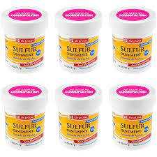 Kostenlose lieferung für viele artikel! Buy De La Cruz 10 Sulfur Ointment Acne Treatment Medication To Clear Cystic Acne Pimples And Blackheads On Face And Body Made In Usa 2 6 Oz 6 Pack Online In Vietnam B001fb5oh2
