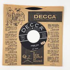 Vinyl Music Reocrd Earl Grant Evening Rain Decca Records 45rpm 9 30819 Usa The Stand Alone Vinyl Music Records Vinyl