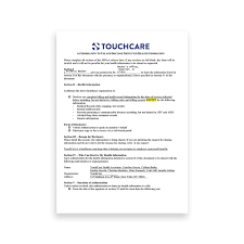 › permission to talk on behalf. Hipaa Touchcare