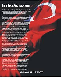 Milli şairimiz mehmet akif ersoy'un yazdığı istiklal marşımızın 10 kıtasının tamamı burada. Bagimsizlik Mucadelemizin Sembolu Olan Istiklal Marsi Nin Kabulu