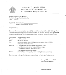 Contoh surat undangan setengah resmi dengan tema perlombaan olahraga. Contoh Surat Undangan Lomba Olahraga Dan Pentas Seni Sample Surat Undangan