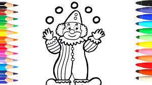 Retrouvez tous les coloriages de clown s du crique à imprimer pour s'amuser à colorier ces personnages idée : Comment Dessiner Un Clown Dessin Facile Dessin Coloriage Youtube
