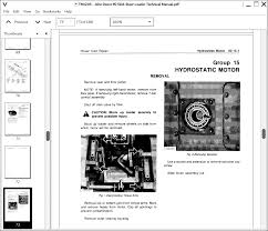 John deere 260, 270 skid steer loaders technical manual (tm1780) john deere 250g, 440g, 550ge, g2500k, g4400k, g5500k, g5500ke generators technical manual (tm1791) john deere 5105 and 5205 tractors technical service repair manual (tm1792) John Deere 90 Skid Steer Loader Technical Service Manual Tm1205 A Repair Manual Store