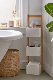 3 Tier Bamboo Bath Storage Caddy Aufbewahrung Fur Kleines Badezimmer Wohnung Mobel Badezimmer Innenausstattung