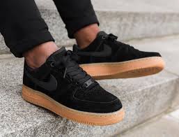 Air Force 1 Black Swoosh Gum Sole Pin On Shada