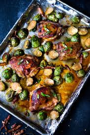 Here's how to make it! Sheet Pan Szechuan Chicken And Brussel Sprouts Feasting At Home