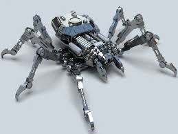 Robo Spider 3d Model Concept Art Books Spider Robot Art