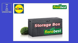 Unboxing Florabest All Purpose Storage Box Lidl 320l Youtube