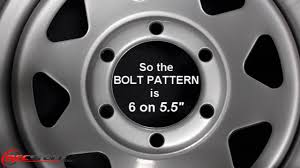Basically your ruler goes across the center of the wheel. Measuring Your Wheel S Bolt Pattern Recstuff Com