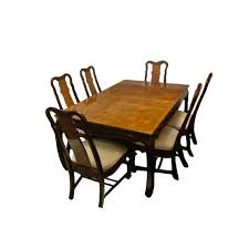 Cortina sleigh bedroom collection from aico furniture. Vintage Universal Furniture Chinoiserie Dining Set Set Of 10 Chairish