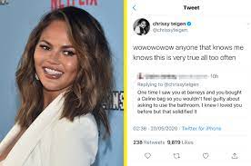 Chrissy teigen ретвитнул(а) greta van susteren. Chrissy Teigen Comes Under Fire For Tone Deaf Tweet About Buying A Designer Bag