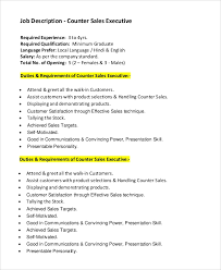 Free 11+ Sample Sales Job Descriptions In Pdf | Ms Word
