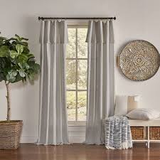 108 X50 Drop Cloth Light Filtering Curtain Panel Gray Mercantile Farmhouse Style Curtains Panel Curtains Curtains Living Room