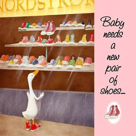 baby needs a new pair of shoes...THROW-TOTE by Will Bullas