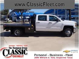 This chevy 3500 heavy duty with dual rear wheels is equipped with a flatbed stake body, trailer hitch, roof clearance lights, air conditioning the average listing price for truck ads on zemotor $34,748. Chevrolet 3500hd Flatbed Trucks In Texas For Sale Used Trucks On Buysellsearch