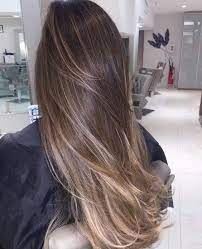 Modische Haarfarbe 2019 Fur Langes Haar Grundlegende Trends Und Trends Auf Dem Foto Kurz Haar Frisuren Haarfarben Lange Haare Haare Balayage