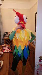 My Friend S Heyhey The Chicken Costume From Disney S Moana Which Her Mum Made Chicken Costumes Moana Halloween Costume Cute Halloween Costumes