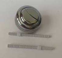 Chrome Dual Flush Toilet Flush Top of Tank Button (58-mm) (4-inch rods) -  NuFlush