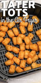 Evenly place the frozen tots in the basket and season them with cajun powder. Air Fryer Frozen Tater Tots The Shortcut Kitchen
