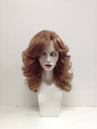 Charlie S Angels Wig Featheredhair 70s Farrahfawcett Cabelo Decada De 70