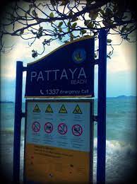 For Emergency Cases Pattaya Beach Call 1337