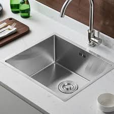 Auralum Evier Cuisine 1 Bac 50x43cm Evier Inox Brosse Avec Siphon Evier Encastre En Acier Inoxydable 304 Pour Cuisine Achat Vente Evier De Cuisine Auralum Evier Cuisine 1 Bac Cdiscount