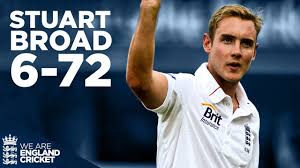 Both football and cricket are popular in england but football has a slight upper hand in terms of around 65% population of england follow cricket. Brilliant Broad Takes 6 72 At Lord S England V West Indies Rewind England Cricket Youtube