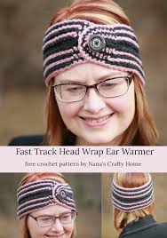 Fast Track Head Wrap Ear Warmer Free Crochet Pattern