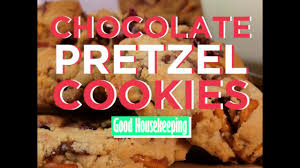 Wonderful warm full flavored cookies to dip in a beverage of your choice brownies, blondies, bars, squares, shortbread, and more: Easy Pretzel Cookie Recipe Good Housekeeping Uk Youtube