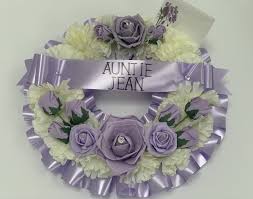 Flowers ordered online are delivered at your convenience. Artificial Round Funeral Wreath Flowers Artificial Funeral Flowers