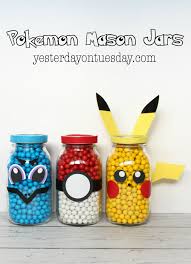 Diy Pokemon Mason Jars Perfect For Pokemon And Pokemon Go Themed Parties How To Make Pikachu Mit Bildern Pokemon Geschenke Pokemon Geburtstag Kinder Geburtstag Mitgebsel