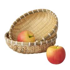 Rustic wire egg basket with swimming handle primitives vintage gathering basket. Wicker Wire Fruit Storage Basket Rustic Decorative Fruit Bowl For Br Made Terra