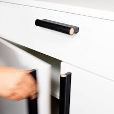 Installing new hardware gives your kitchen or bathroom a totally new feeling without the hefty price tag of installing new cabinets. Leather Cabinet Hardware With Unique Texture Minimaro De
