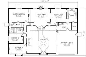 U Shaped Home House Plans Pinterest Courtyard House Plans U Shaped House Plans Ranch Style House Plans